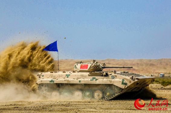 環球網:又是第一！“蘇沃洛夫突擊”接力賽中國隊摘冠